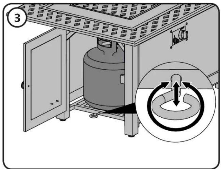 Napoleon HAMP2GY - Branchement Au Gaz - 2