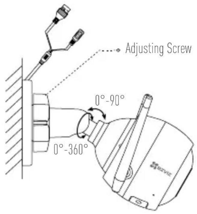 EZVIZ C3WN - Adjusting the Surveillance Angle - 2