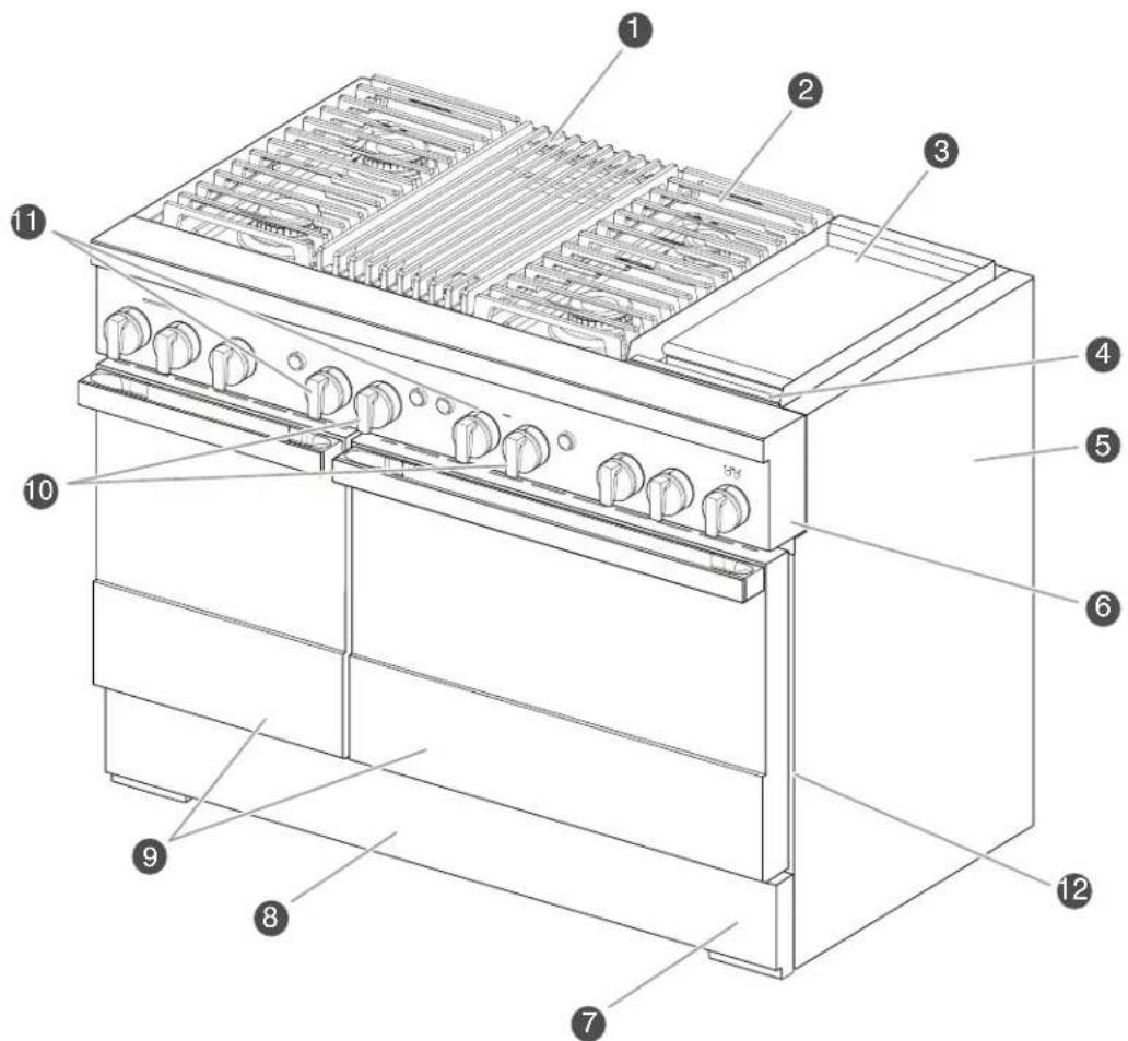 JENN-AIR JGRP536HM - RANGE - 1