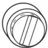 JENN-AIR JDRP436HL - Turn knob to 300^ F ( 149^ C) to preheat. - 1
