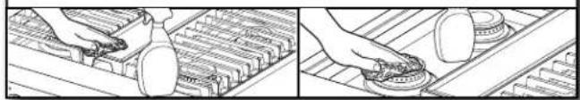 JENN-AIR JDRP436HL - PORCELAIN-COATED GRATES AND CAPS - 1