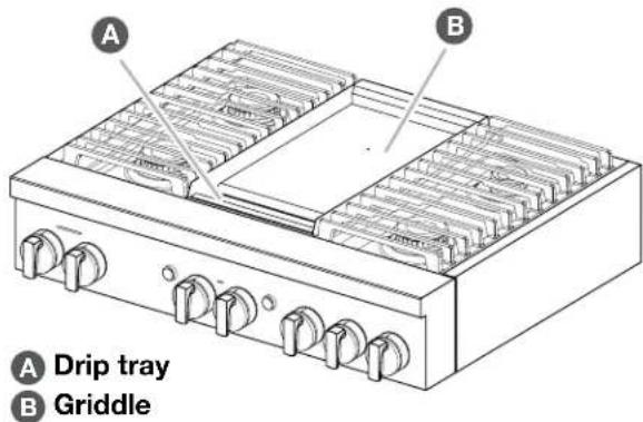 JENN-AIR JDRP436HL - CHROME ELECTRIC GRIDDLE (on some models) - 1