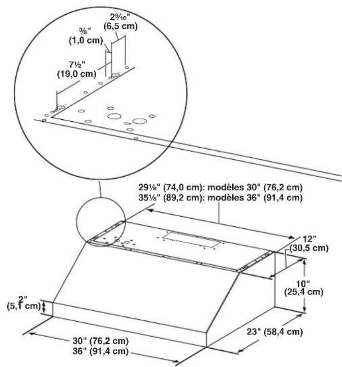JENN-AIR JXU9136HP - Dimensions du produit - 1