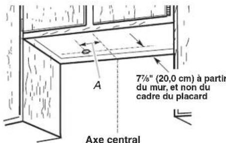 JENN-AIR JXU9136HP - Cablage a travers le sommet du placard : - 1