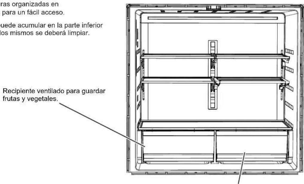 GE CVE28DM5NS5 - Almacenamento con Control de Humedad - 1