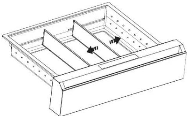 GE CVE28DM5NS5 - How To Adjust Printer Dividers - 1