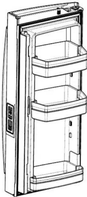 GE CYE22TP3MD1 - Non-Dispense Models (Left Hand Door) - 1