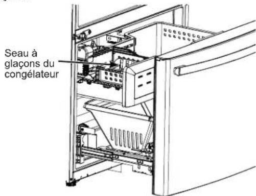 GE CYE22TP3MD1 - Seau à glaçons du congélateur* - 1