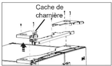 GE CYE22TP3MD1 - Retrait des PORTES du réfrigérateur - 2