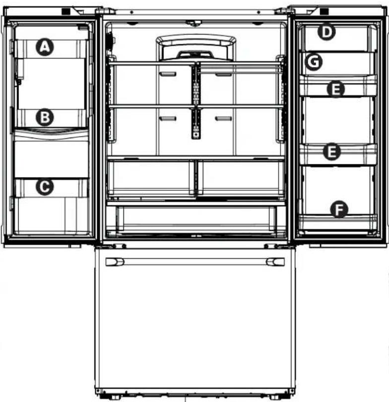 GE CYE22TP3MD1 - INSTALLING THE REFRIGERATOR (Cont.) - 2
