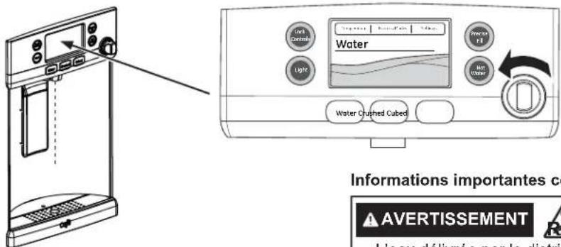 GE CYE22TP3MD1 - Pour modèles équipés d'un distributeur d'eau chaude seulement - 1
