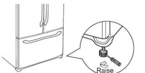 GE CYE22TP3MD1 - LEVEL THE REFRIGERATOR - 1