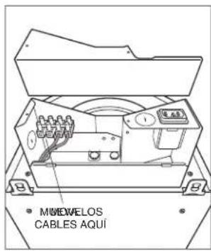WOLF VW45G - CABLEADO DEL EXTRACTOR EN LINEA/REMOTO - 1