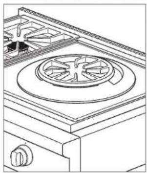 WOLF SRT366 - GRILLE DE BRULEUR WOK - 1