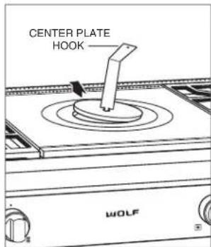 CENTER PLATE HOOK WOLF