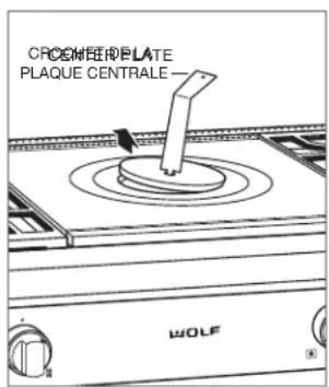 WOLF SRT304 - PLAQUE CENTRALE - 1