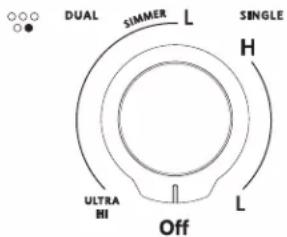 KITCHENAID KCES556HBL - 10"/6" (25.4 cm /15.2 cm) Even-Heat™ Ultra Power™ Element with Simmer Setting: - 1