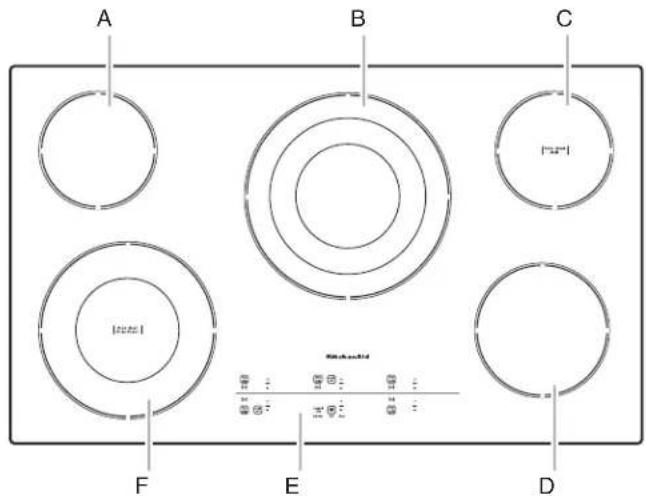KITCHENAID KCES556HBL - PIÈCES ET CARACTÉRISTIQUES – COMMANDES ÉLECTRONIQUES TACTILES - 4