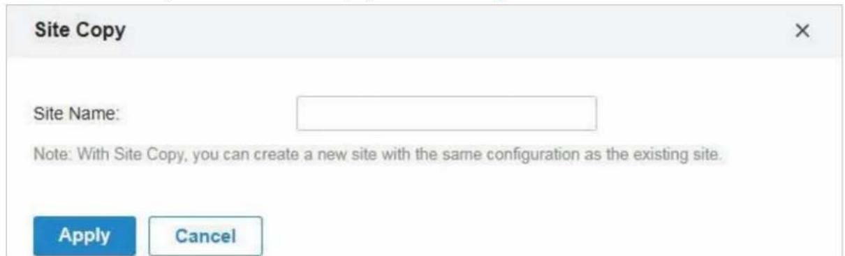 TP-LINK Omada EAP115Wall - Copier un site existant - 1