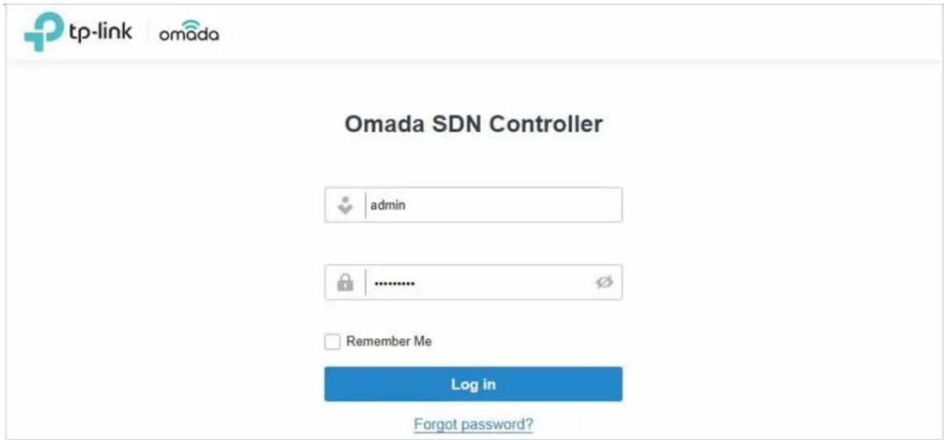 TP-LINK Omada EAP115Wall - Connectez-vous à l'interface de gestion - 1
