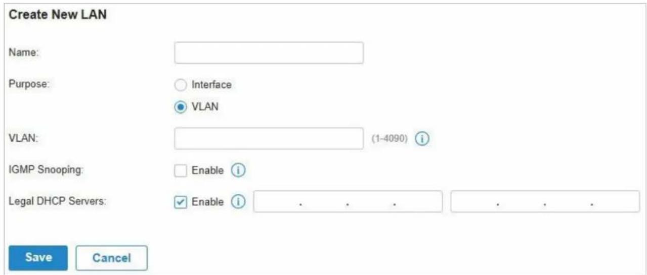 TP-LINK Omada EAP115Wall - VLAN - 1