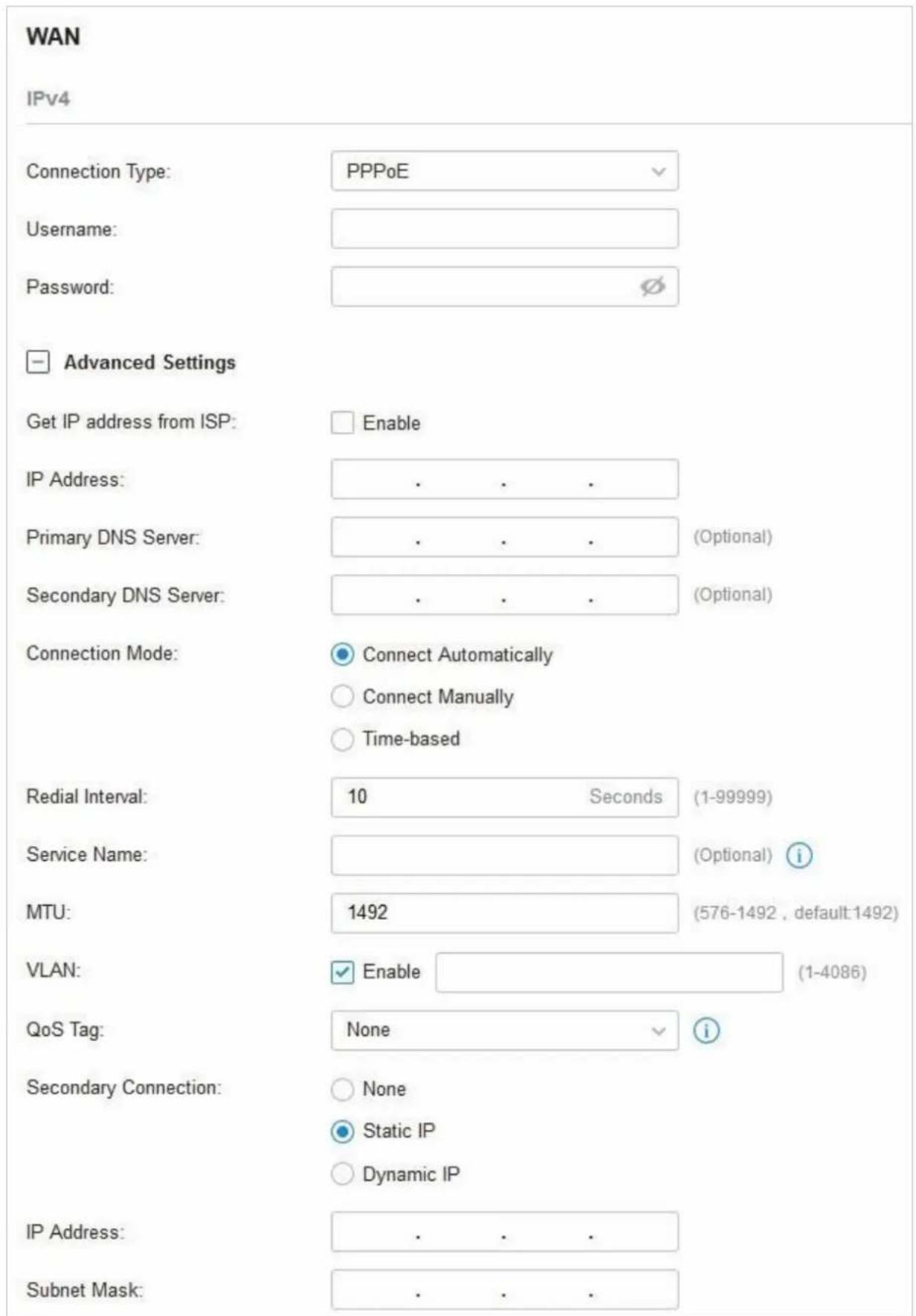 TP-LINK Omada EAP115Wall - IP statique - 4