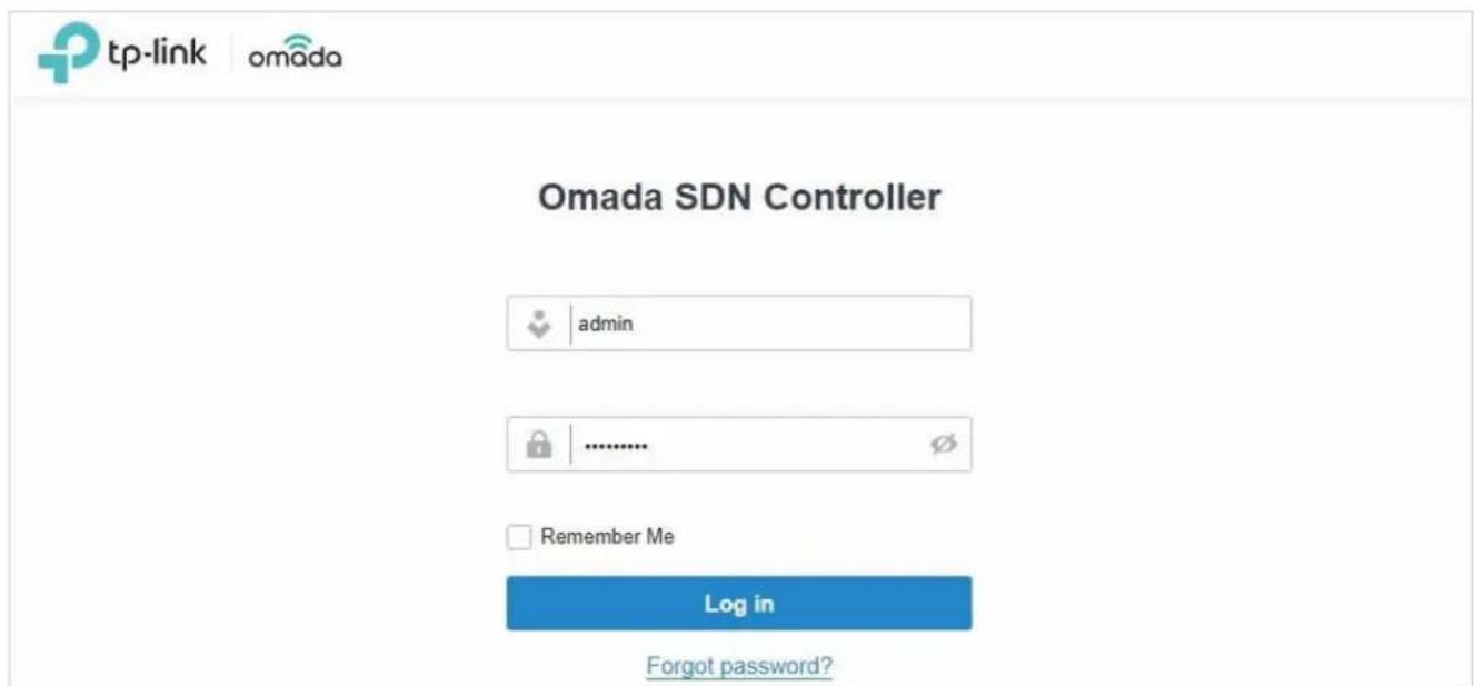 TP-LINK Omada EAP115Wall - Connectez-vous à l'interface de gestion - 1