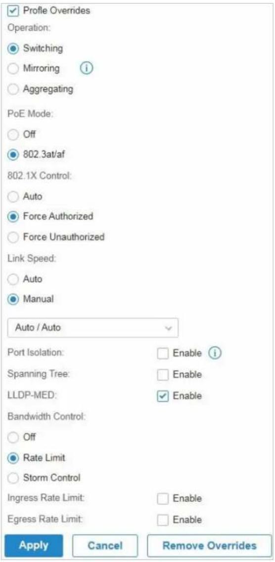 TP-LINK Omada EAP115Wall - Remplacer le profil appliqué - 1