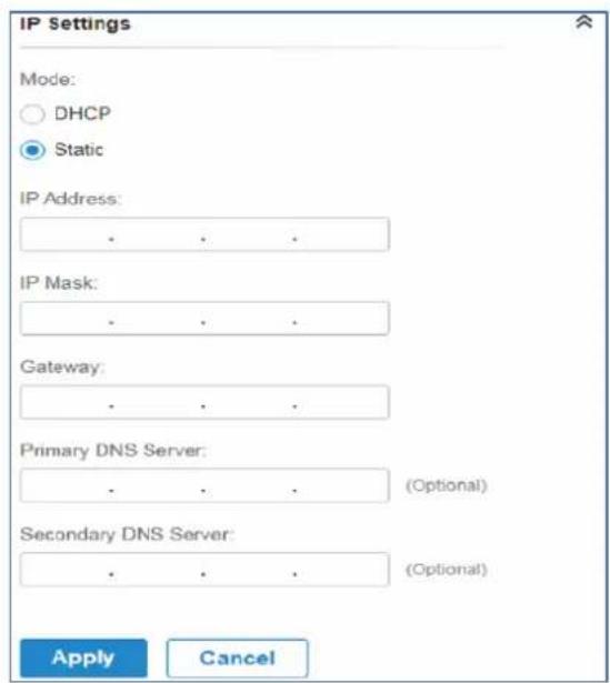 TP-LINK Omada EAP115Wall - Paramètres IP (uniquement pour la configuration d'un seul périphérique) - 2