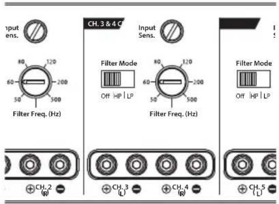 JL Audio XD8008v2 - CONTROLES DE FILTRO - 1