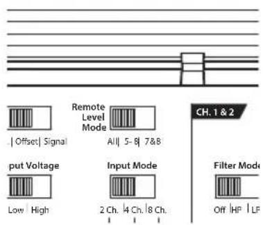 JL Audio XD8008v2 - REMOTE LEVEL CONTROL (OPTIONAL) - 2