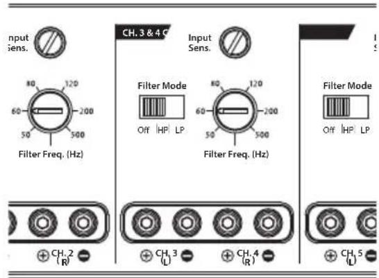 JL Audio XD8008v2 - CONTROLES DU FILTR - 1