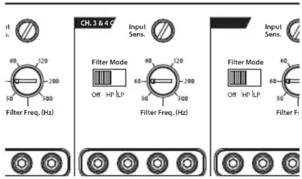 JL Audio XD8008v2 - CONTROLES DE SENSIBILITÉ D'ENTRÉE - 1
