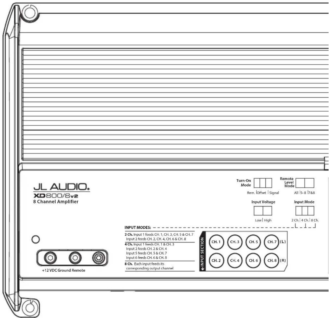 JL Audio XD8008v2 - NOTAS SOBRE LA INSTALLACION: - 1