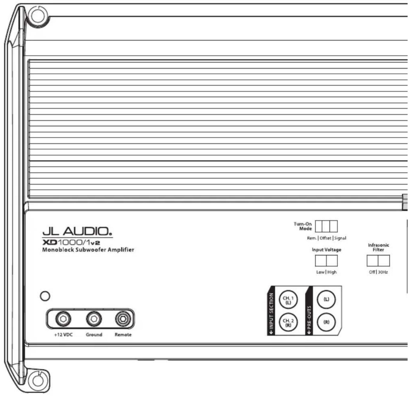 JL Audio XD10001v2 - NOTAS SOBRE LA INSTALLACION: - 1