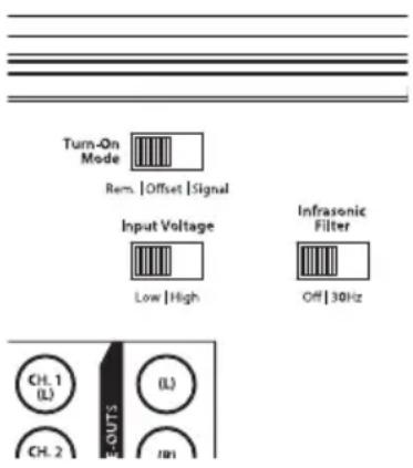 JL Audio XD10001v2 - TURN-ON OPTIONS - 1
