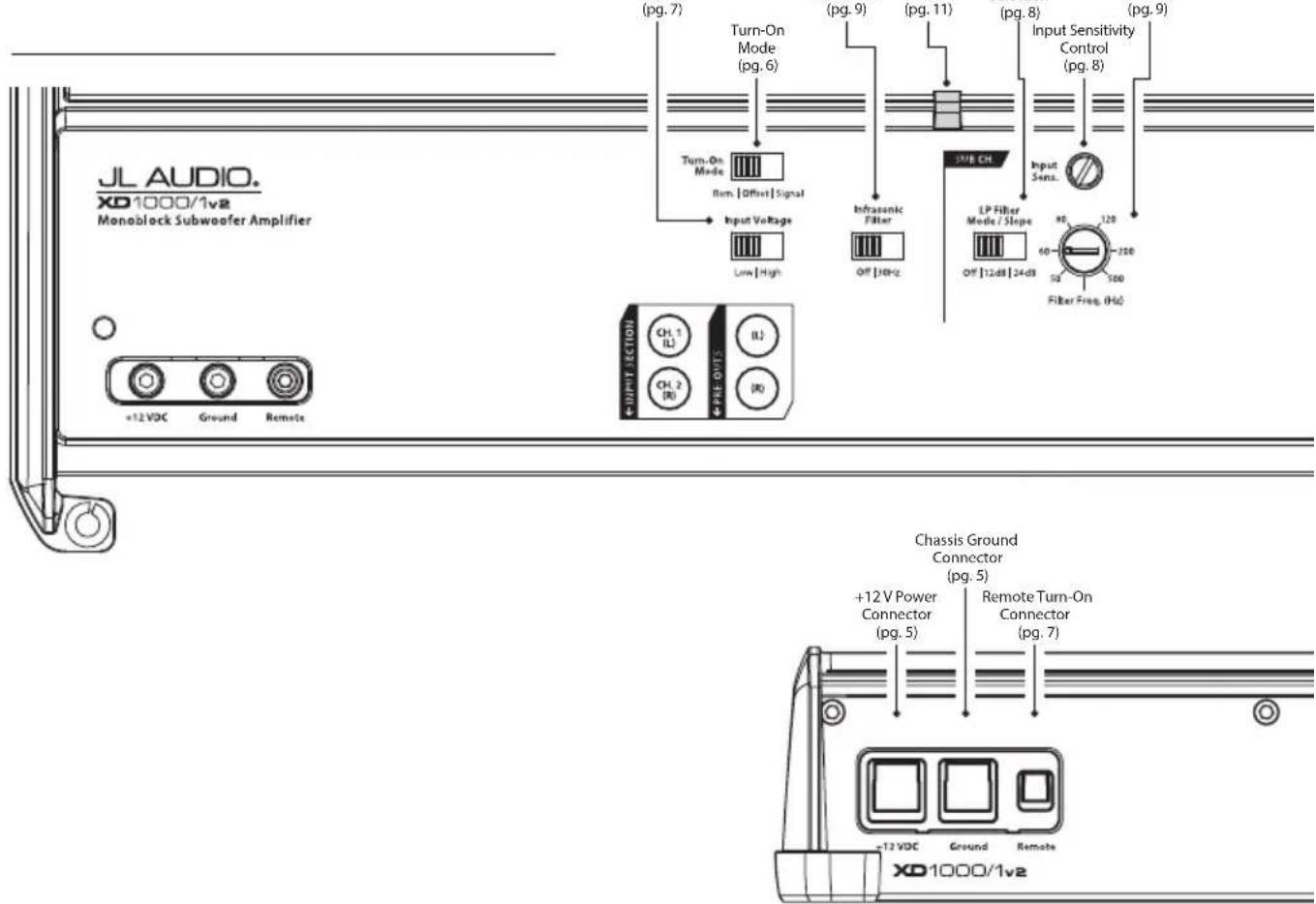 JL Audio XD10001v2 - PLANNING YOUR INSTALLATION - 1