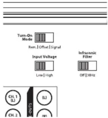 JL Audio XD10001v2 - EINSCHALTOPTIONEN - 1