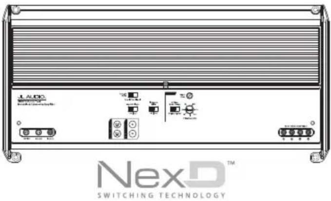 JL Audio XD10001v2 - Amplificador monobloque de subwoofer classe D de 1000 W - 1