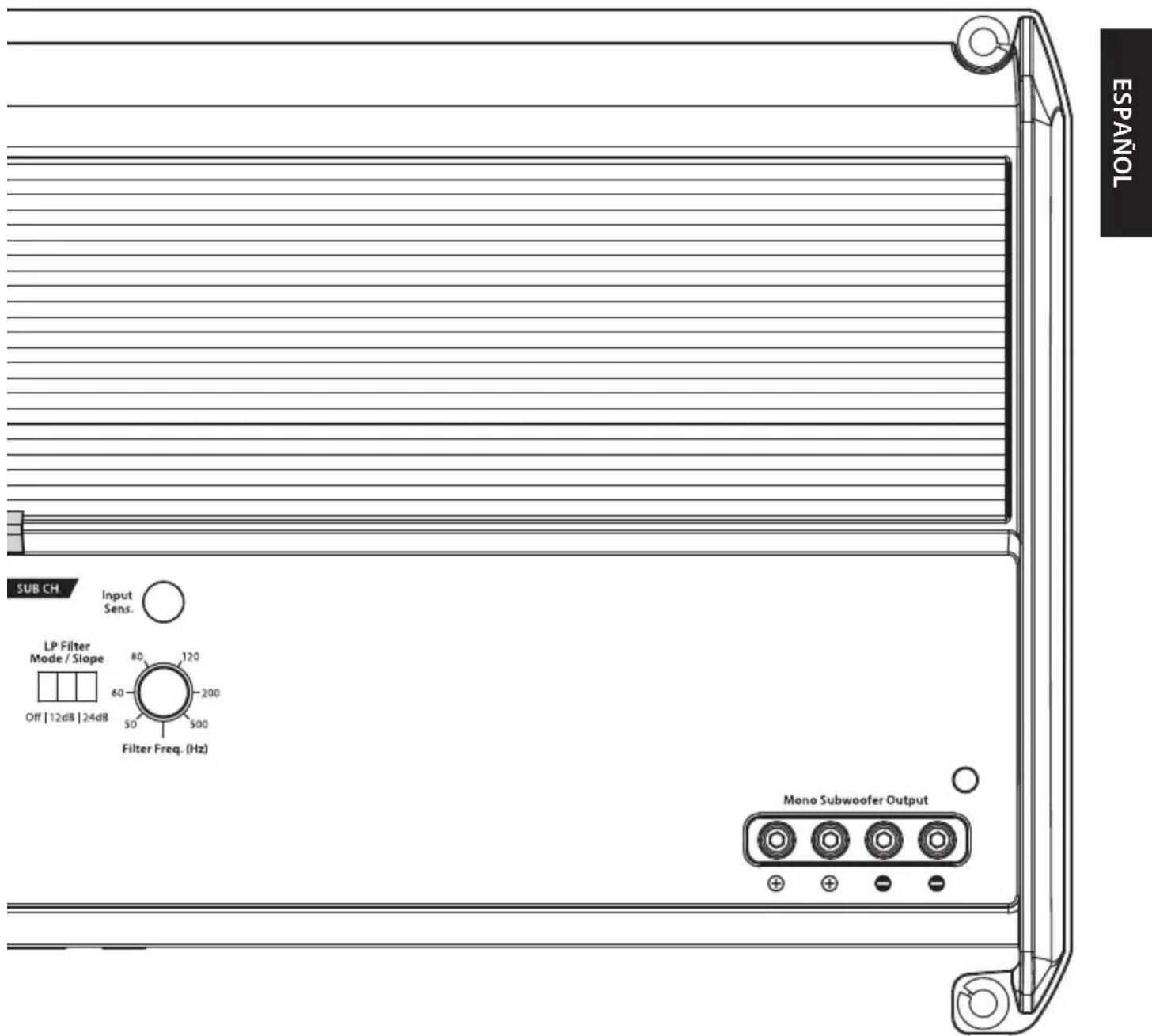 JL Audio XD10001v2 - NOTAS SOBRE LA INSTALLACION: - 2