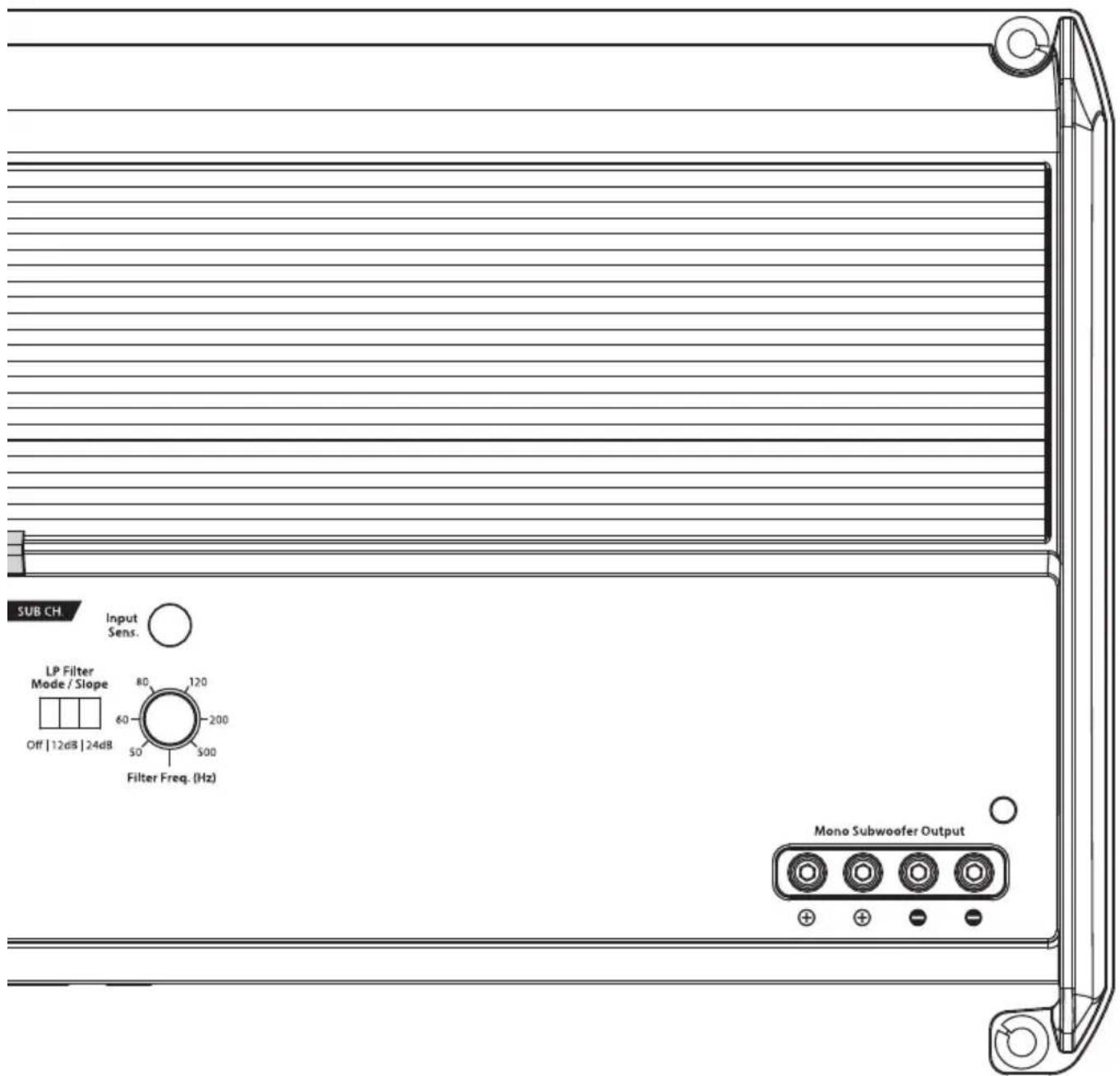 JL Audio XD10001v2 - INSTALLATION NOTES: - 2