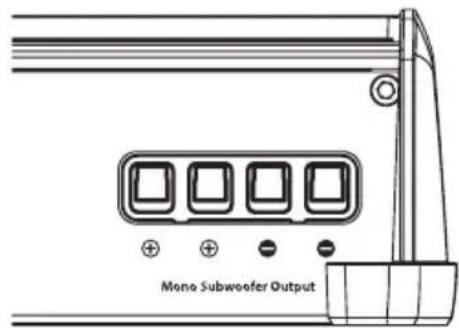 JL Audio XD10001v2 - SUBWOOFER OUTPUTS - 1