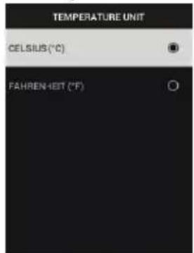 Extech IRC130 - Sous-menu OPTIONS - 9