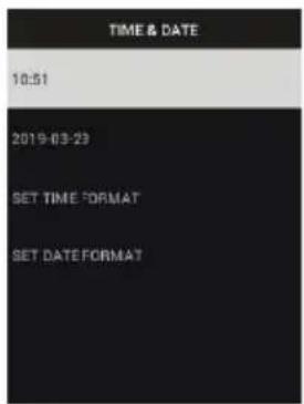 Extech IRC130 - Sous-menu OPTIONS - 11