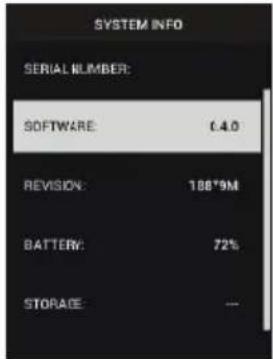 Extech IRC130 - Sous-menu OPTIONS - 16