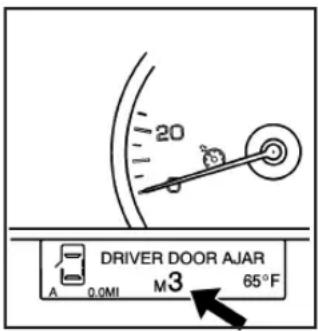 CADILLAC SRX (2009) - Commande de vitesses de conducteur (DSC) - 2