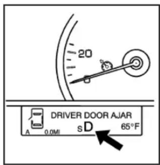 CADILLAC SRX (2009) - Commande de vitesses de conducteur (DSC) - 1