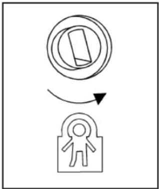 CADILLAC SRX (2009) - Portes arrière avec verrouillage de sécurité pour les enfants - 1