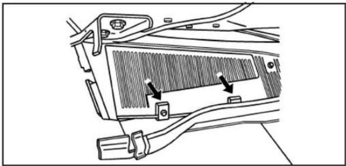 CADILLAC SRX (2009) - Filtre à air de l'habitacle - 1