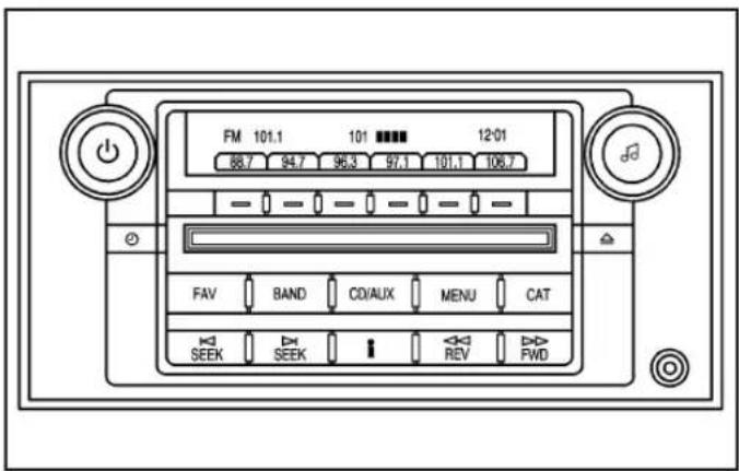 CADILLAC SRX (2009) - Autoradio(s) - 1